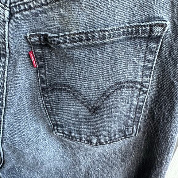 Levi's Ribcage Straight Ankle Jeans You Only Live Once Black - Picture 9 of 13